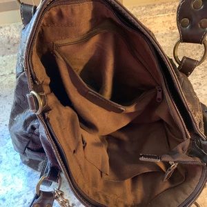 Deep brown purse